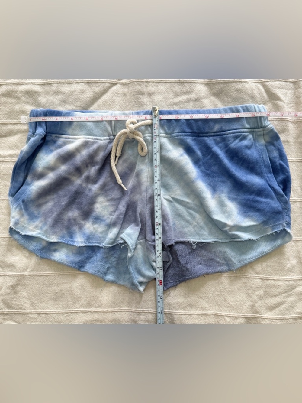 Mossimo Supply Co. Blue Tie Dye Shorts